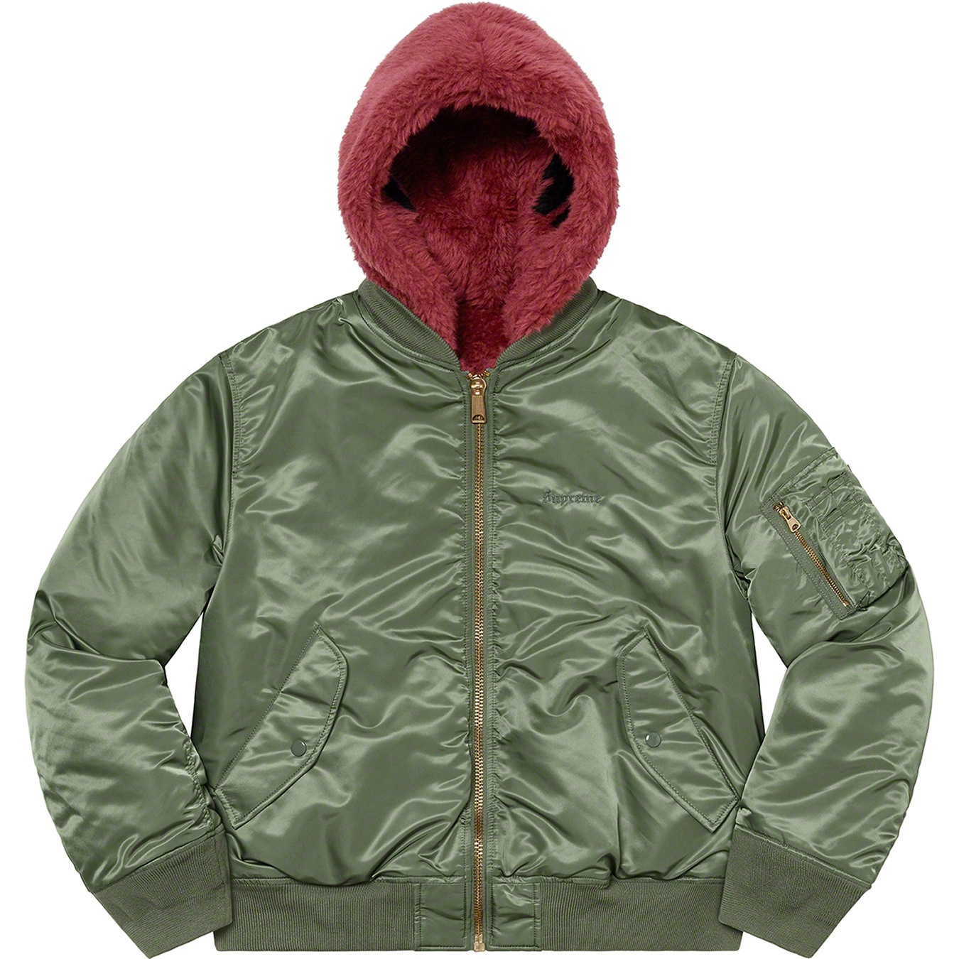 Faux Fur Reversible MA-1 view 3